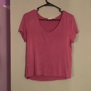 Pink rose t shirt